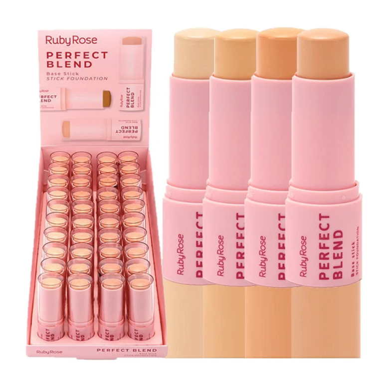 BASE STICK PERFECT BLEND G1 RUBY ROSE BOX COM 36 UN 6,68g