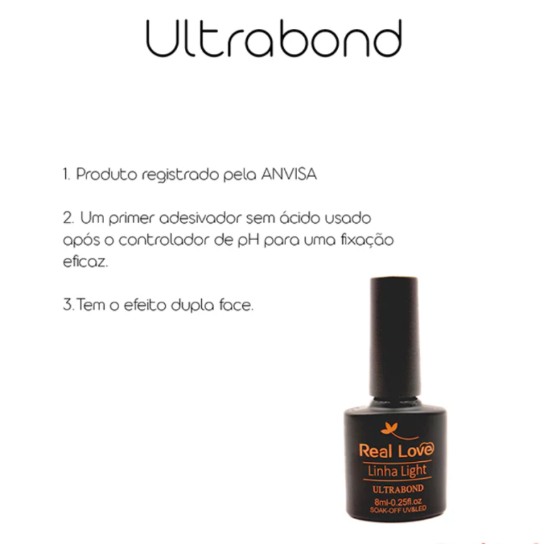 ULTRABOND ADESIVADOR LINHA LIGHT REAL LOVE 8ML
