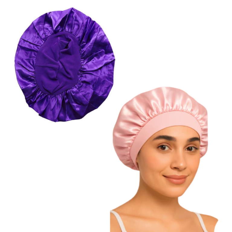 PACOTE TOUCA DE CETIM COM FAIXA COM 12 UN