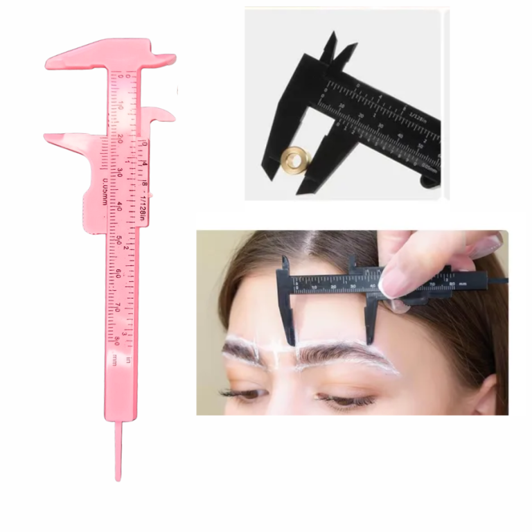 PAQUÍMETRO PLÁSTICO DESING SOBRANCELHA