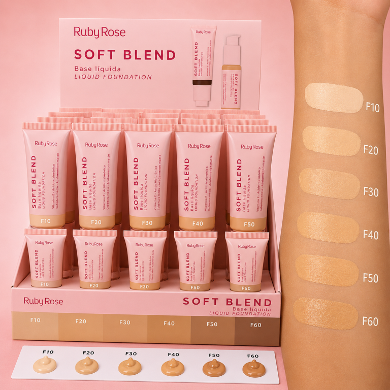 BASE SOFT BLEND RUBY ROSE 30G GRUPO G1 BOX COM 36 UN