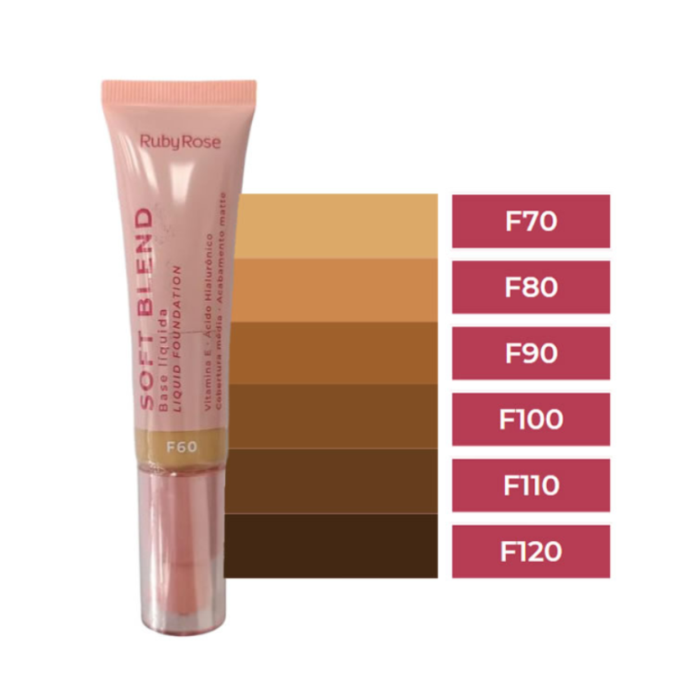 BASE SOFT BLEND RUBY ROSE 30G GRUPO G2 BOX COM 36 UN