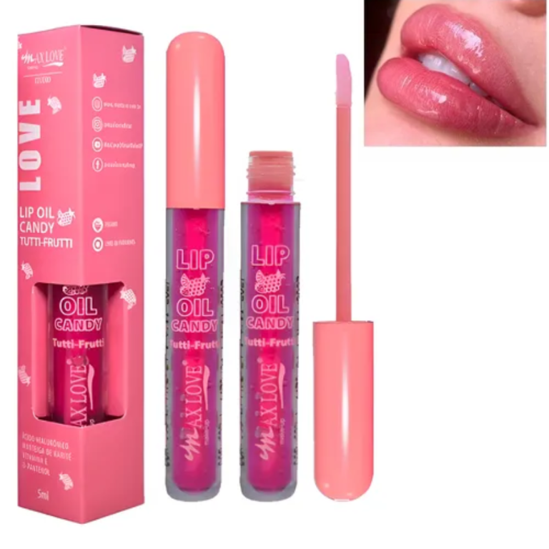 LIP OIL CANDY 603 TUTTI FRUTTI MAX LOVE BOX COM 36 UN