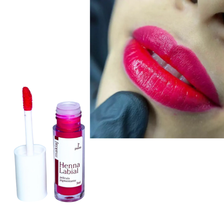 HENNA LABIAL SÉRUM COR ROSA MAKIAJ 3 ML