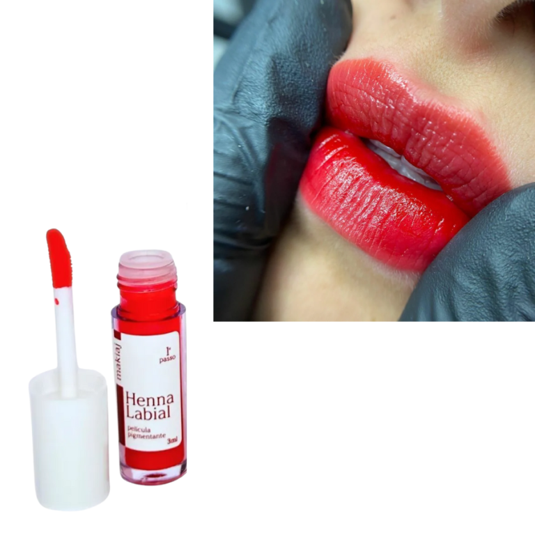 HENNA LABIAL SÉRUM COR VERMELHA MAKIAJ 3 ML