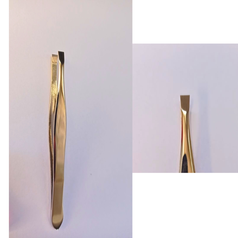 PINÇA SOLINGEN DOURADA LISA PONTA RETA