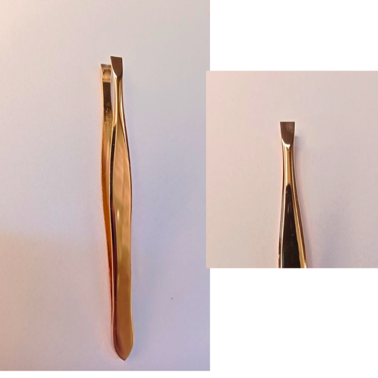 PINÇA SOLINGEN DOURADA LISA PONTA RETA