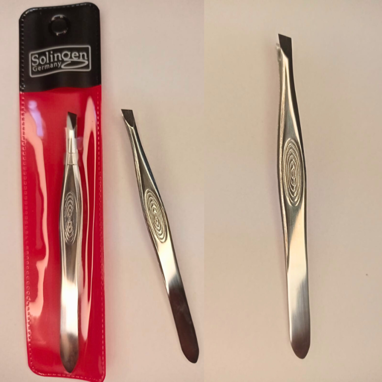 PINÇA SOLINGEN PRATA PONTA CHANFRADA