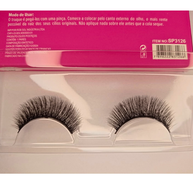 CÍLIOS POSTIÇOS 8D SABRINA SATO