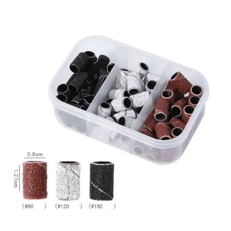 REFIL DE LIXA MANDRIL KIT MIX 80/120/180 COM 80 UN
