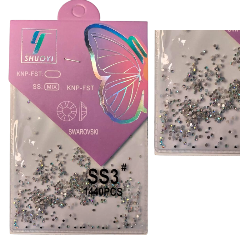 ENFEITE DECORATIVO STRASS FURTA COR SS3