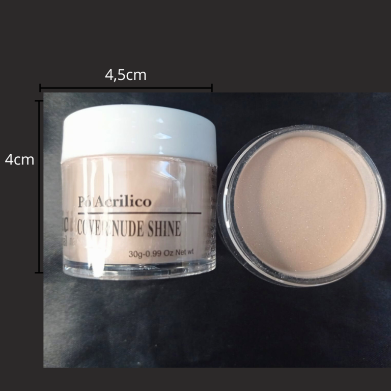 PÓ ACRÍLICO ALOGAMENTO DE UNHA COVER NUDE SHINE ZEM 30G