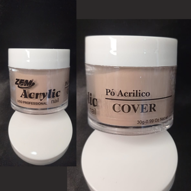 PÓ ACRÍLICO ALOGAMENTO DE UNHA COVER TOM CLARO ZEM 30G