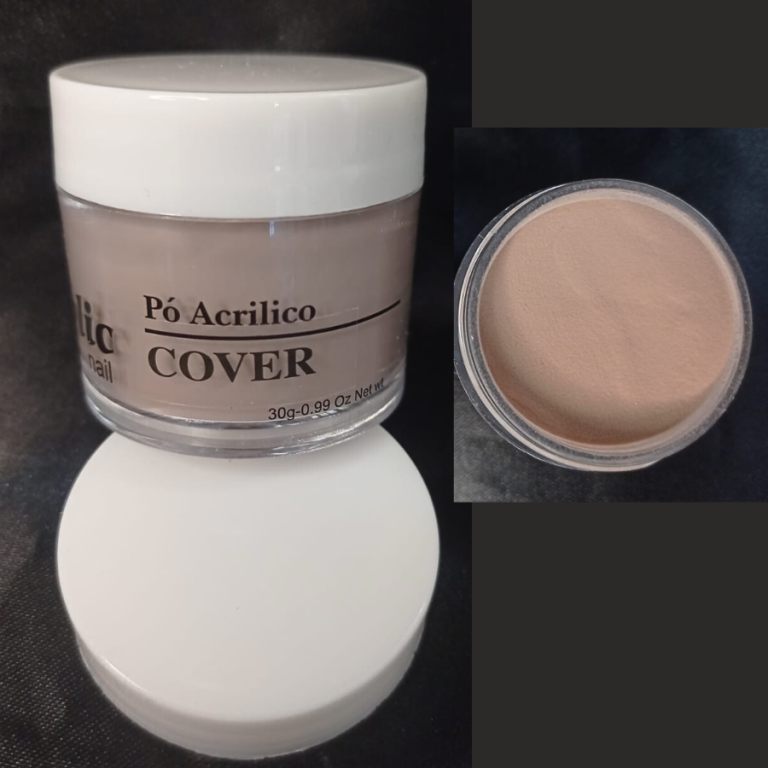 PÓ ACRÍLICO ALOGAMENTO DE UNHA COVER TOM ESCURO ZEM 30G