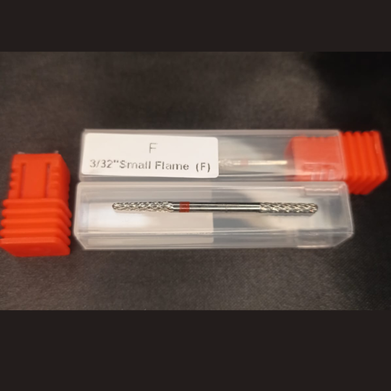 BROCA DE TUNGSTÊNIO DUAS PONTAS F SMALL FLAME(F) VERMELHA