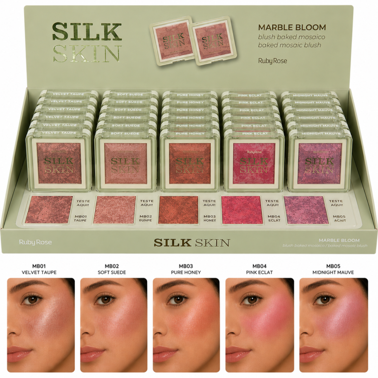 BLUSH MARBLE BLOOM SILK SKIN RUBY ROSE 8G BOX COM 36UN