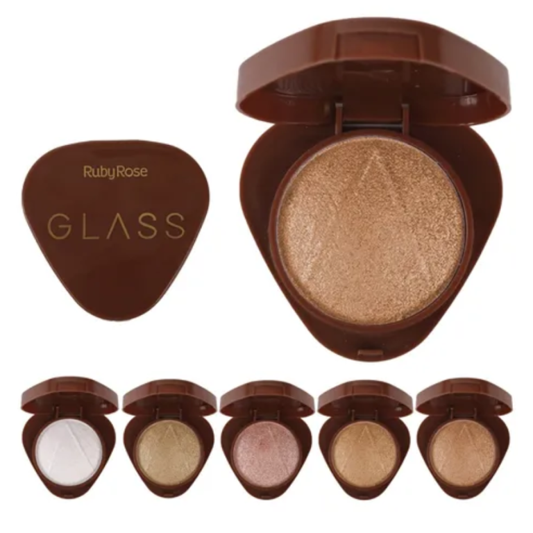 ILUMINADOR COMPACTO BAKED GLASS RUBY ROSE BOX COM 36 UN