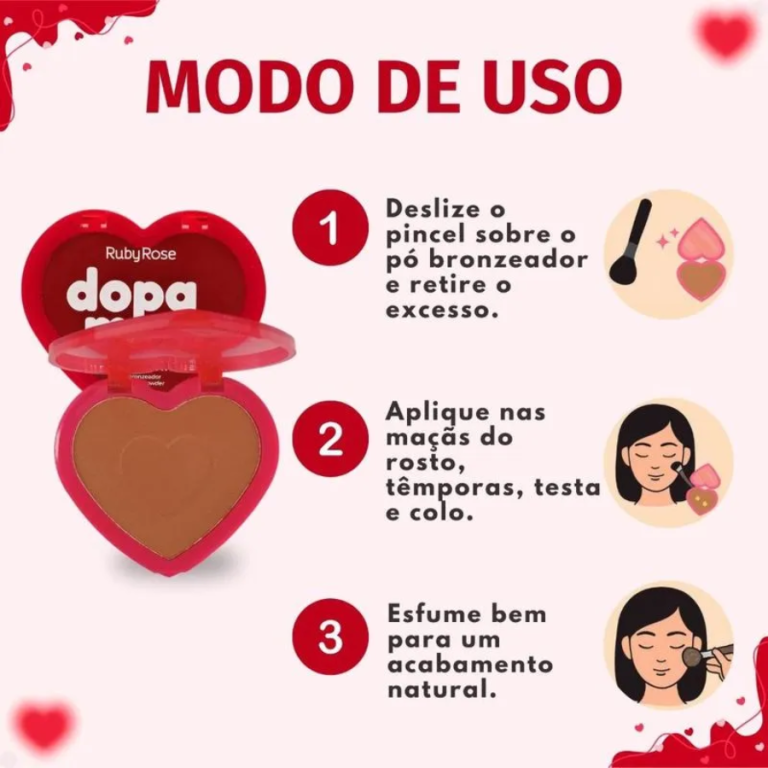 PÓ BRONZEADOR DOPAMINE RUBY ROSE 7,38G