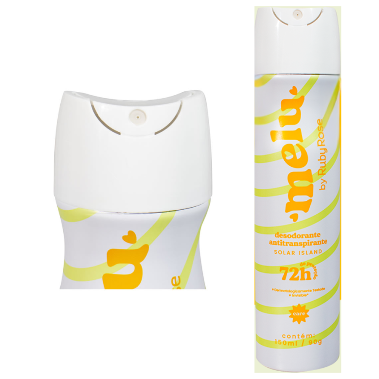 DESODORANTE 72H AEROSOL SOLAR ISLAND MELU RUBY ROSE 150ML