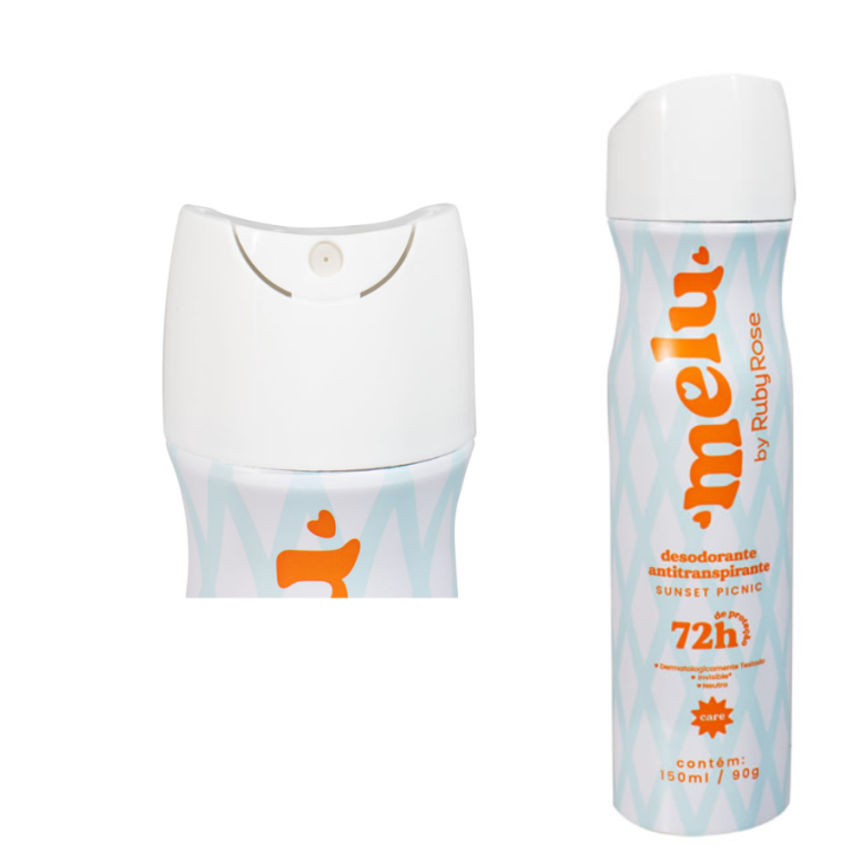 DESODORANTE 72H AEROSOL SUNSET PICNIC MELU RUBY ROSE 150ML