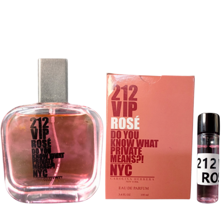 PERFUME INSPIRAÇÃO 212 VIP ROSÉ NYC CAROLINA HERRERA EAU DE PARFUM 100 ML + PROVADOR