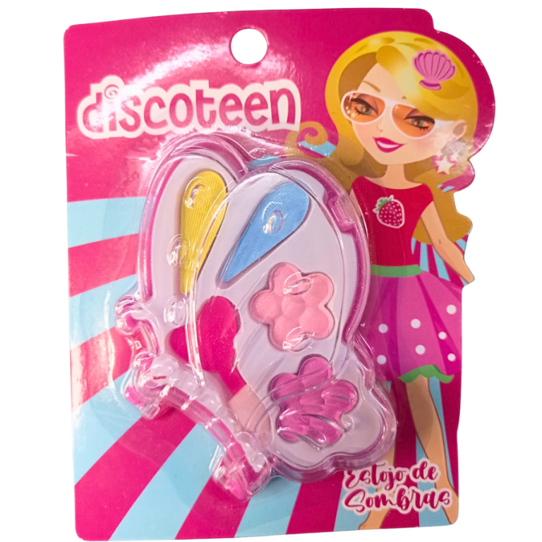 ESTOJO DE SOMBRA INFANTIL BORBOLETA DISCOTEEN 2,8G