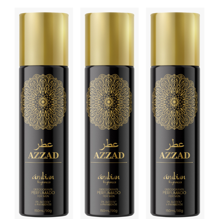 DESODORANTE AEROSOL AZZAD INSPIRAÇÃO LATAFFA ASAD 150ML