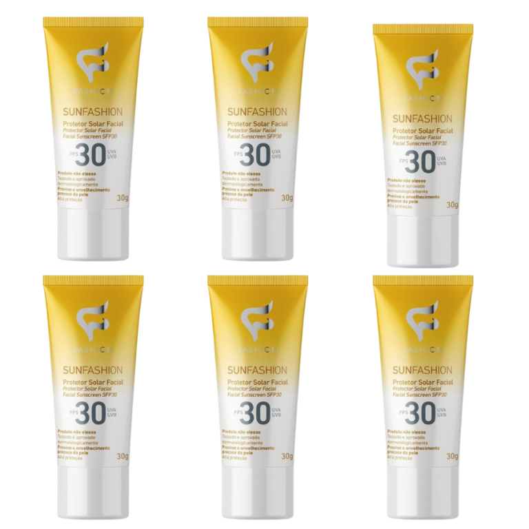 PROTETOR SOLAR FACIAL SUNFASHION  FPS 30 FASHION 30G