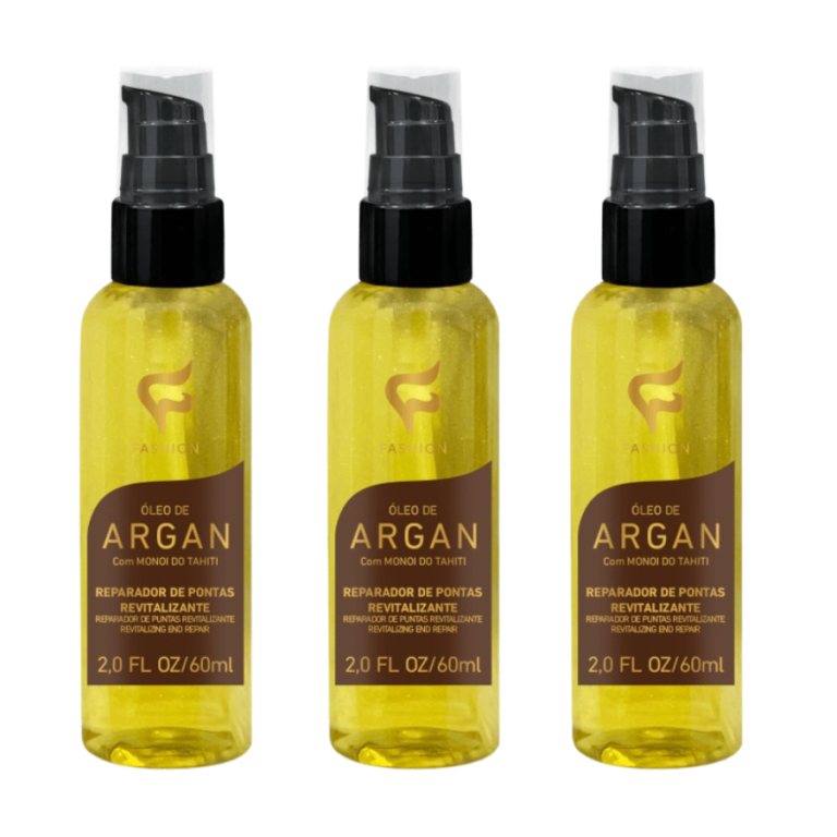 ÓLEO REPARADOR DE ARGAN COM MONOI DO TAHITI FASHION 60ML