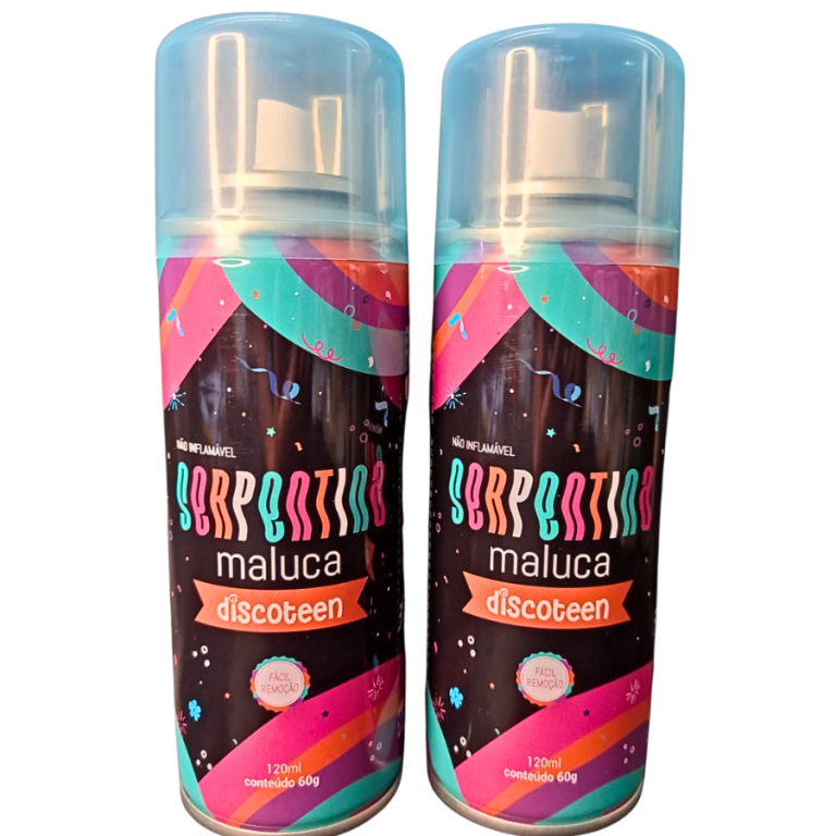 SPRAY TINTA SERPENTINA MALUCA DISCOTEEN AZUL 120ML