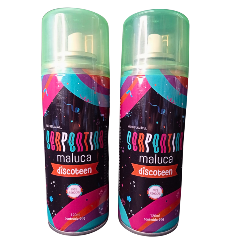 SPRAY TINTA SERPENTINA MALUCA DISCOTEEN VERDE 120ML
