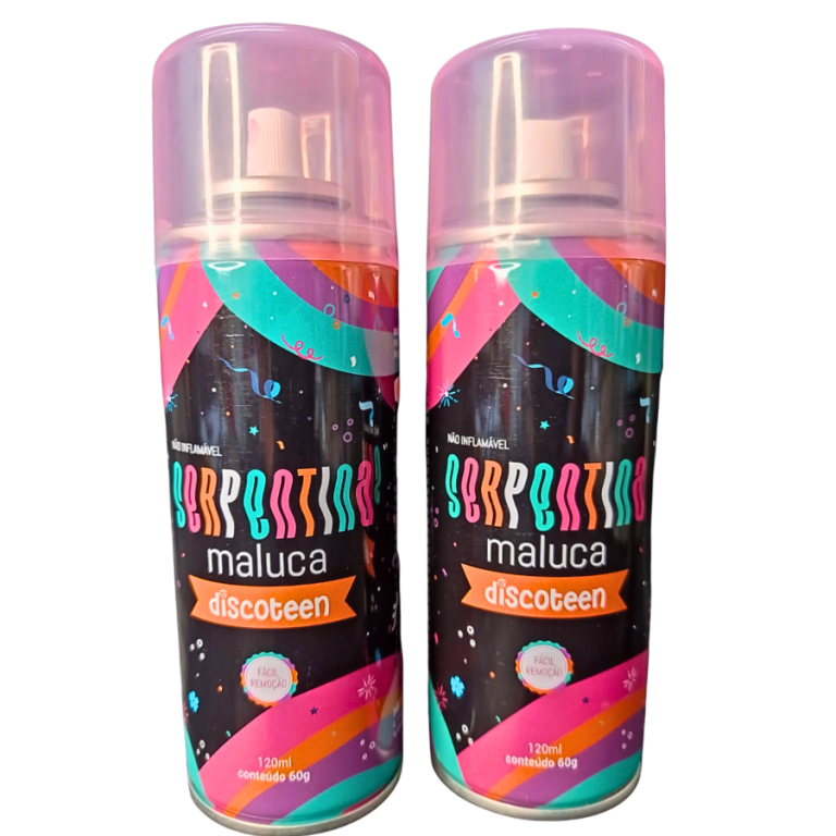 SPRAY TINTA SERPENTINA MALUCA DISCOTEEN ROSA 120ML