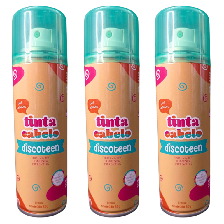 SPRAY TINTA PARA CABELOS DISCOTEEN VERDE 150ML