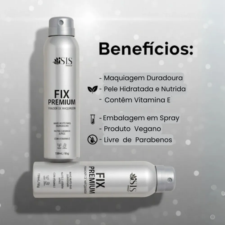 FIXADOR DE MAQUIAGEM FIX PREMIUM ISIS 150ML