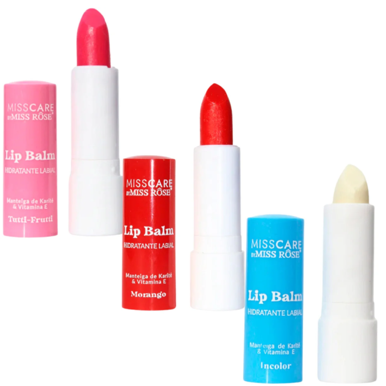 LIP BALM HIDRATANTE LABIAL MISS RÔSE 3,7 G 30 FPS BOX COM 60 UN