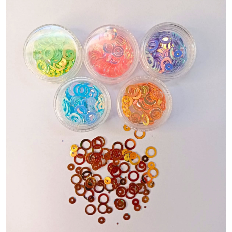 ENFEITE DE UNHA ARGOLAS 6 CORES