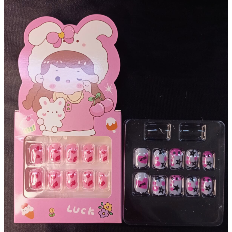 UNHA POSTIÇA INFANTIL 10 PEÇAS