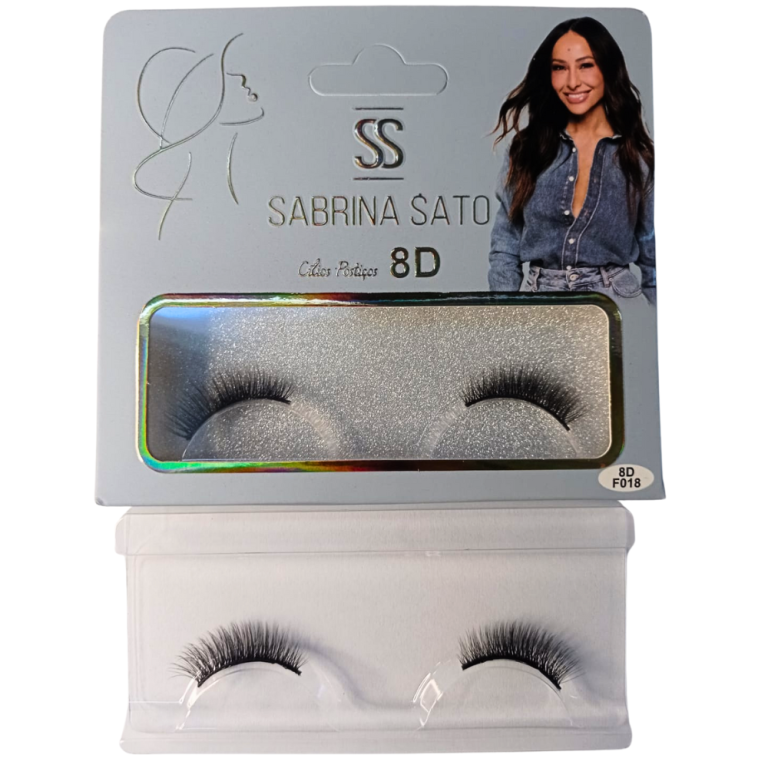 CÍLIOS POSTIÇOS 8D SABRINA SATO