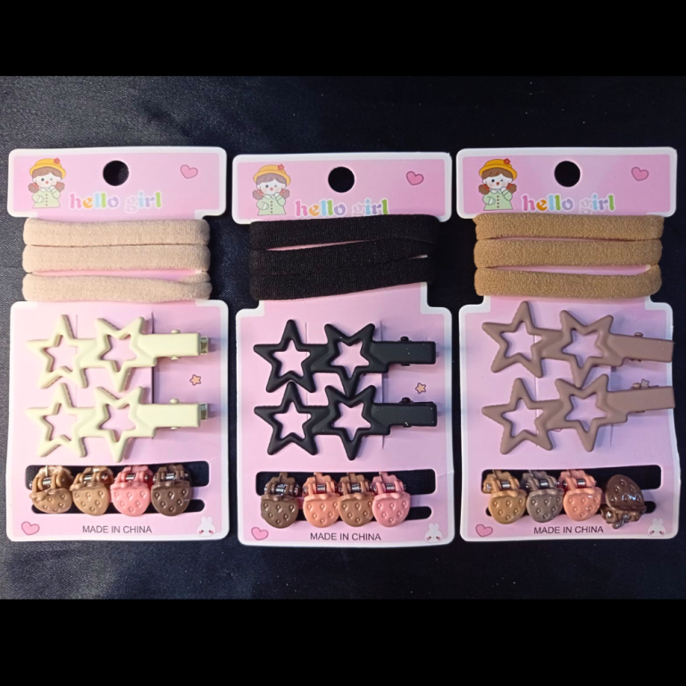 KIT COM 2 BICO DE PATO ESTRELA 2 BUCHINHAS E 4 MINI PIRANHAS