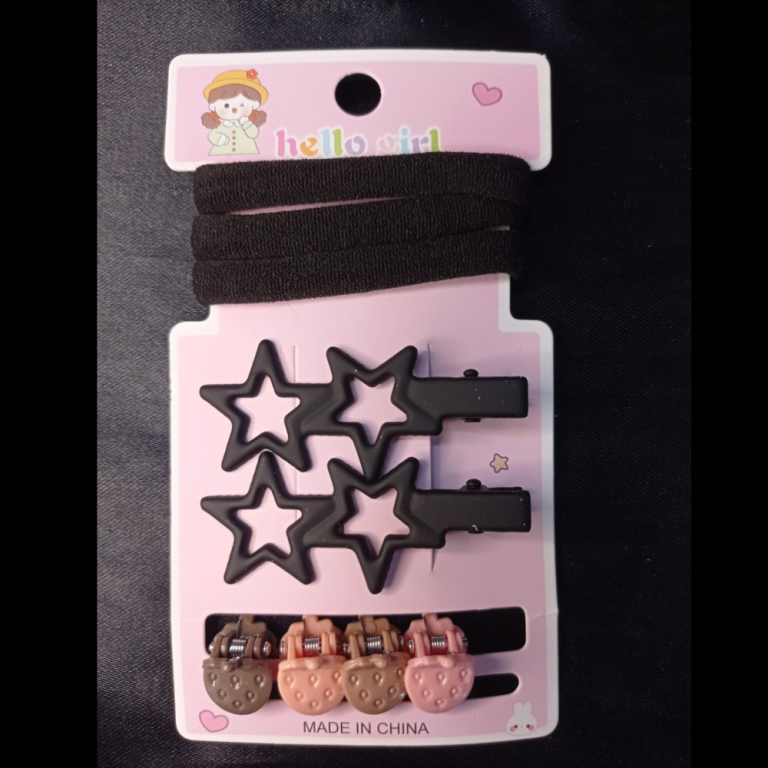 KIT COM 2 BICO DE PATO ESTRELA 2 BUCHINHAS E 4 MINI PIRANHAS