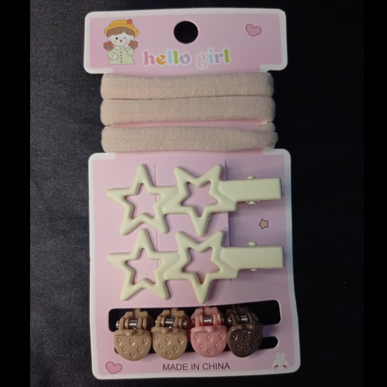 KIT COM 2 BICO DE PATO ESTRELA 2 BUCHINHAS E 4 MINI PIRANHAS