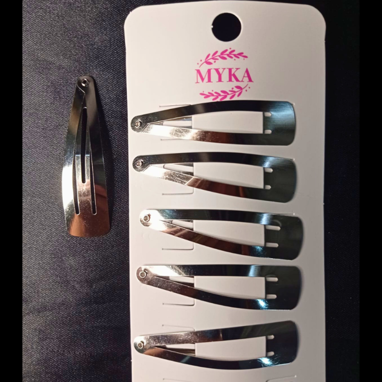 CARTELA TIC TAC COM 12UN METAL PRATA 5,5 CM