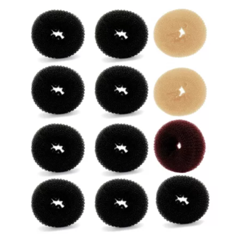 PACOTE COM 12 ESPONJAS DONUTS PARA COQUE 8 CM