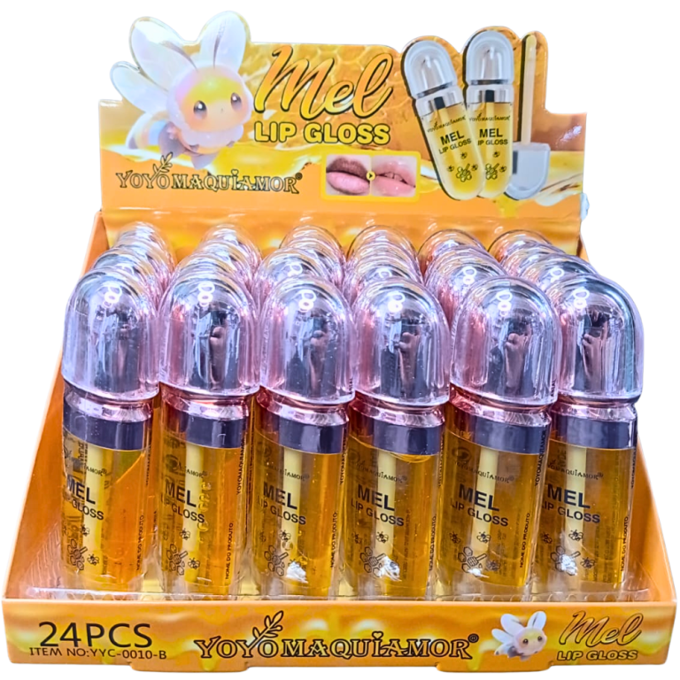 LIP GLOSS COM MEL YOYOMAQUIAMOR 6,5G
