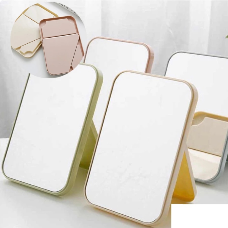 ESPELHO DE MESA RETANGULAR 14 X 20,5 CM