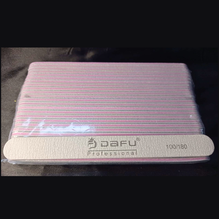 PACOTE LIXA RETA FINA DAFU COM 25 UN