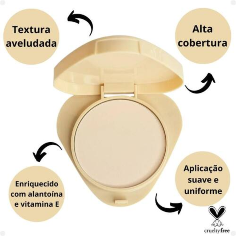 PÓ COMPACTO GLASS GPF10 RUBY ROSE 9G