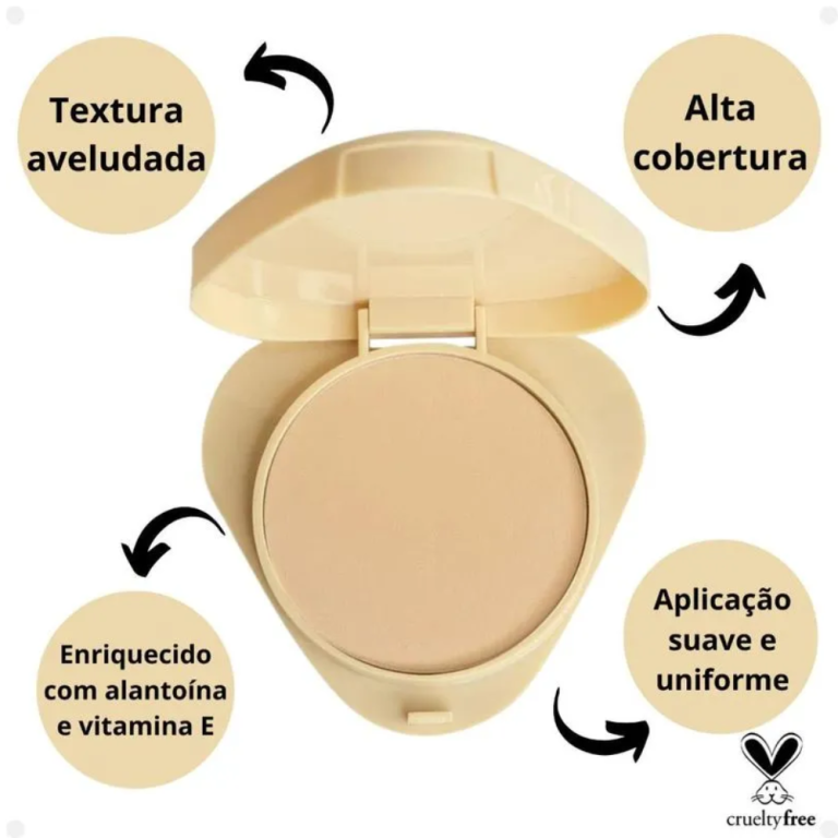 PÓ COMPACTO GLASS GPF20 RUBY ROSE 9G