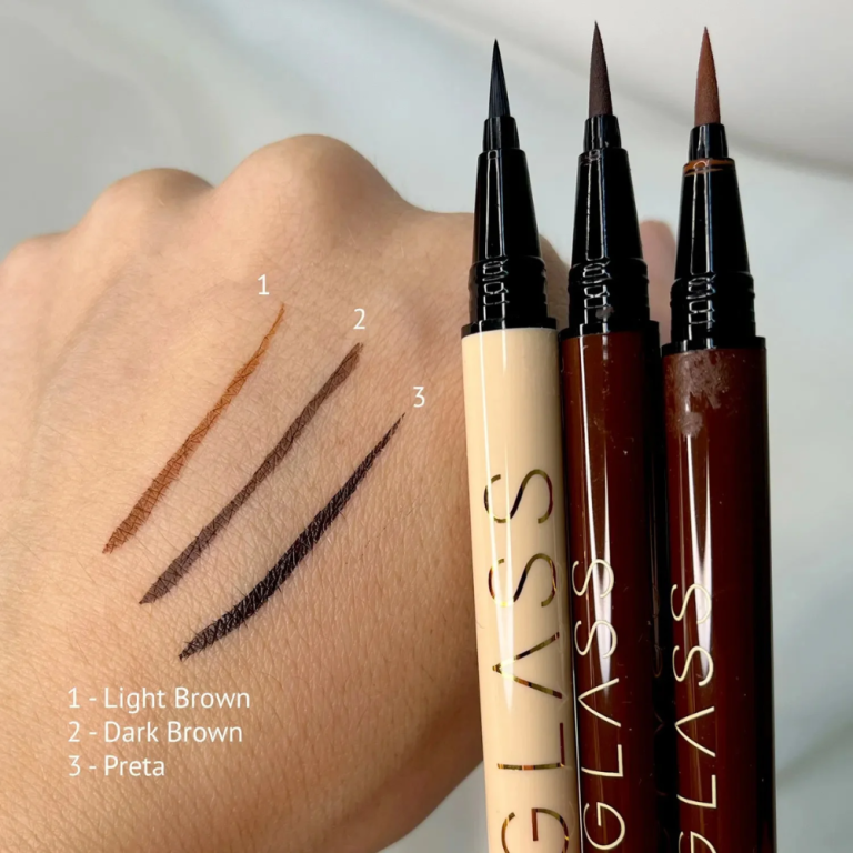 CANETA DELINEADORA PRETA GLASS RUBY ROSE 0,6G