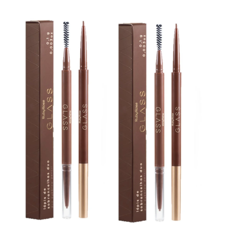 CANETA DELINEADORA LIGHT BROWN GLASS RUBY ROSE 0,6G